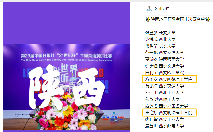 競賽逐夢育英才 專業(yè)立身鑄榮光——明德學院在國內外競賽及專業(yè)排名中連獲佳績